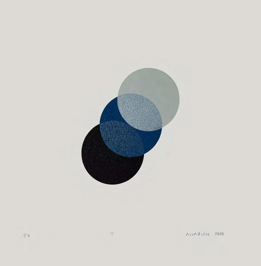 Guévørk Aivazian, gravure originale, typographie, Studio Sahakyan, Erevan, 2026