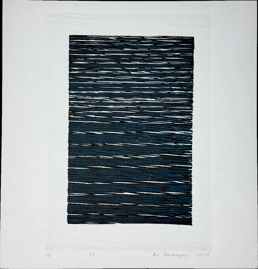 Ani Qananyan, gravure originale, gravure sur bois, gaufrage, Studio Sahakyan, Erevan, 2026